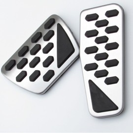 Takelablaze Non-Slip Foot Pedals Pads Aluminum Auto Pedal Covers Compatible with Jeep Wrangler JL/JLU 2018-2024 2020 2021 2022 2023 2024 Gladiator JT