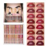 Labial Mate Larga Duración Nude 24 Unidades Favorbeauty Marrón Claro