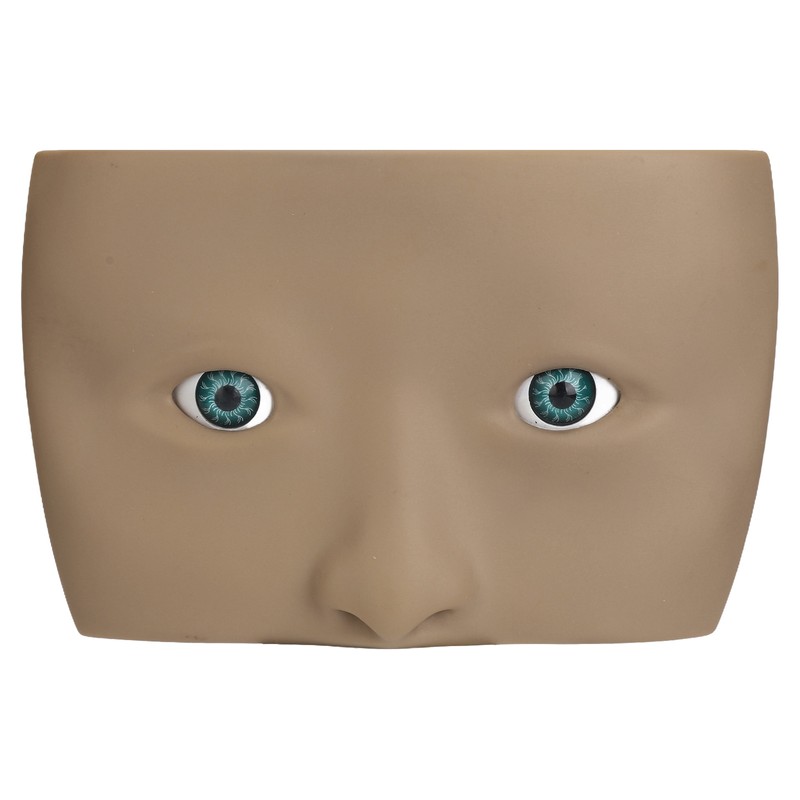 Makeup Practice Face Board 3D Realistic Eye Painting Practice Plastic