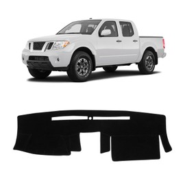 KUST Dashboard Cover for Nissan Frontier 2005-2021/Xterra 2005-2015/Pathfinder 2005-2012, 2009-2012 Suzuki Equato Non-Slip Car Interior Accessories Custom Fit Dash Mat Sunshade Windshield Glare Black