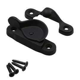 Prime-Line F 26208 Diecast Cam Action Window Sash Lock with Alignment Lugs, Mounting Holes 1-3/4 in. on Center, Matte Black (Single Pack)