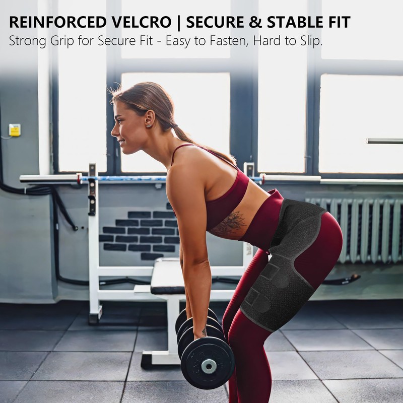 LAFUYSO Hip Brace with Double Strap Support for Sciatica, Lower