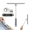 Shower Squeegee & 2-in-1 Cleaning Brush Sets,All Purpose Squeegee for
