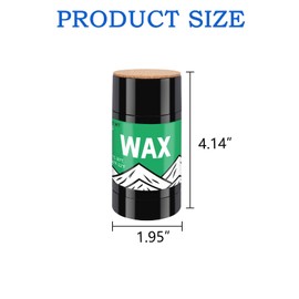 VKQ Rub-on Ski Snowboard Wax, 80g Universal, Easy Cork applicator, Quick Waxingfor Outdoors for Ski/Snowboard/Nordic/Cross PFAS-Free