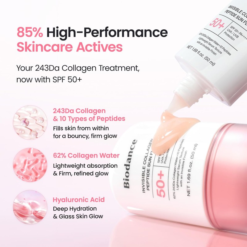 Biodance Invisible Collagen Peptide Sun Serum SPF 50+ PA++++ |