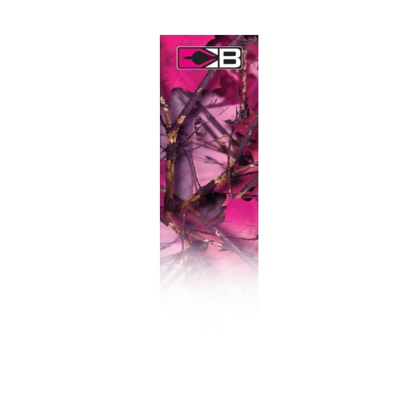 Bohning Archery Club Pink Camo HD X-Small Arrow Wrap, 12pk
