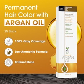 One N' Only - Tinte permanente para el cabello, tinte permanente para el cabello fabricado con aceite de argán, ofrece tonos ricos y precisos con cobe