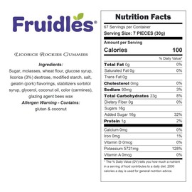 Licorice Rockies Gummies, Soft And Sweet Black Licorice Bites With a Creamy Sweet Center, Fun for Snacking, Parties, Events, and Platters, Non-GMO (2 Pound)