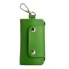 grepo Key Case, 6 Row Key Cover, Leather, Carabiner, Key
