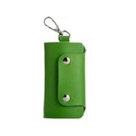 grepo Key Case, 6 Row Key Cover, Leather, Carabiner, Key Holder, Men's, Women's, Key Hook, Leather, Compact, Kids, Green, green