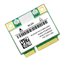 RTL8822CE Tarjeta WiFi 1200Mbps 2.4G+5Ghz 802.11AC Rojo Mini PCIe Bluetooth 5.0 Soporte Laptop/PC 10/11