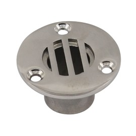 Zerniple 304 Stainless Steel Floor Deck Drain Marine Hardware For Yacht Or Bathroom (Pack of 2)