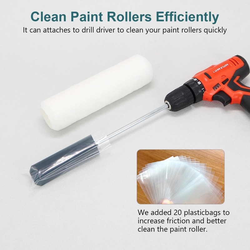scottchen PRO Paint Roller Cleaner Dryer Washer Cleaning Tool for