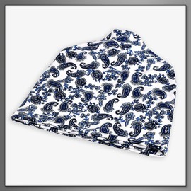 BUZZxSELECTION CAP181 Knit Hat, Paisley Pattern, 2-Way Cap, Men's, Women's,