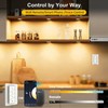 Smart Under Cabinet Lights Plug In, 6 Pack LED Puck