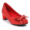 Child Red Sequin Shoes - XS
