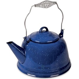 Campfire Enamel Kettle, Navy, 2500 ml Capacity