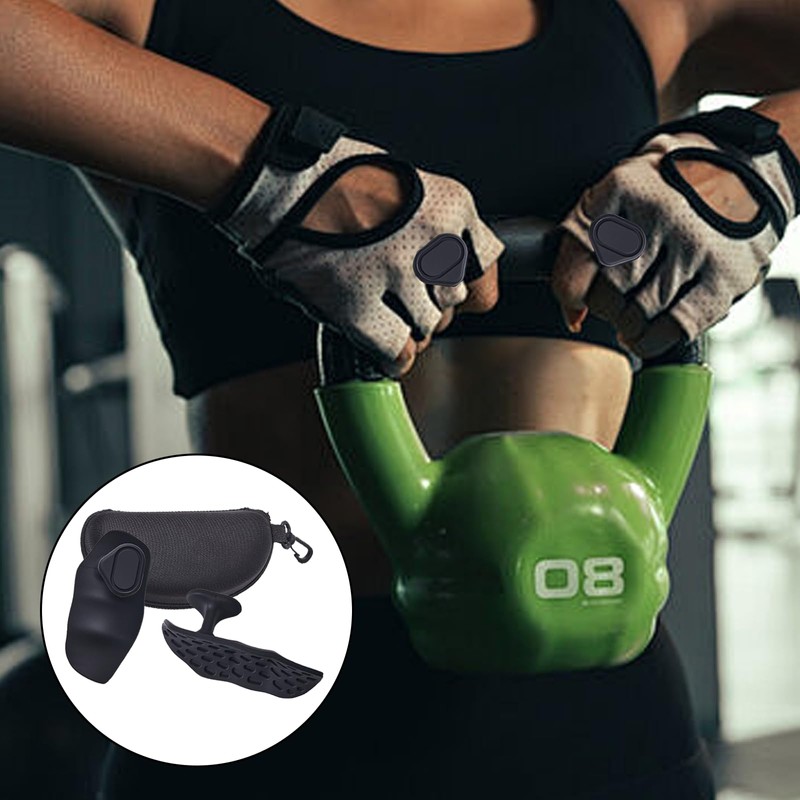 Anti-Slip Workout Rubber Weight Grips, Ergonomic Rubber Hand Protector Gloves