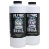 General Hydroponics Flying Skull Z7 Enzyme Cleanser 2 Quart SET - Nutrient Uptake Genetic Root 32oz