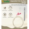 Hicello 1183200 Ignitor Hot Surface, Commercial Oven Igniter