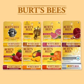 Burt's Bees 버츠비 립밤 9종 / 비즈왁스 허니 자몽 석류 스트로베리 망고 울트라컨디셔닝 스윗만다린 [3. 핑크 그레이프 후르츠(자몽)] Burt's Bees Lip Balm 9 Types / Beeswax Honey Grapefruit Pomegranate Strawberry Mango Ultra Conditioning Sweet Mandarin [3. Pink Grapefruit]