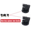 QHHR RX-LOX-PM Pack Mount Lock with Keys Compatible with Water