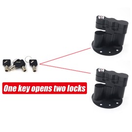 QHHR RX-LOX-PM Pack Mount Lock with Keys Compatible with Water Pack Gas Can Mounts and Fuelpax Standard Pack, 2 PCS