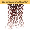 SECPOCPONY Long Boho Curl Box Braids Crochet Hair 24 Inch