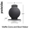 Proctor Silex Waffle Cone and Ice Cream Bowl Maker with