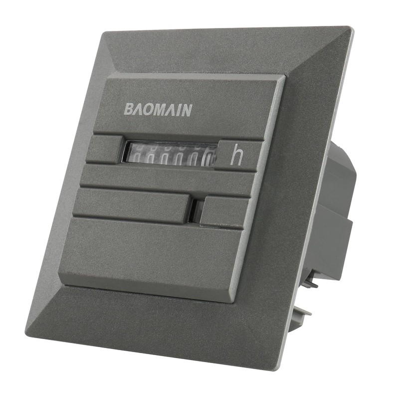 Baomain Hour Meter 0~99,999.99 Hours 50Hz for Time and Light