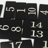 Rectangle Lockers Plastic Numbered Room Number Table Number Sticker (1-10,