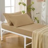 Eychei Cot Fitted Sheets, Beige, 2 Pack, 31" x 75"