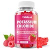Potassium Gummies, Potassium Chloride Gummies 1200mg for Adults, Sugar-Free Potassium