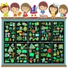 School Tattoos Girls Boys 10 Sheets Luminous Stickers School Stickers