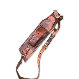 12.99" Large Leather Fixed Blade Knife Sheath,EDC Back Organizer for Work and Daily Use,Leatherman Sheath,EDC Pocket Organizer for Ourdoor Camping,Gifts for Men for Multitool,Brown