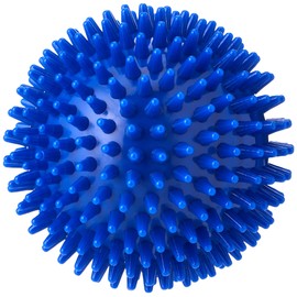 Performance Health Hard Spikey Massage Ball for Deep Tissue Massage, Trigger Point Therapy & Myofascial Release C Small Massage Ball for Feet, Glutes & Back C Plantar Fasciitis Ball, Physio Ball C 10 cm, Blue