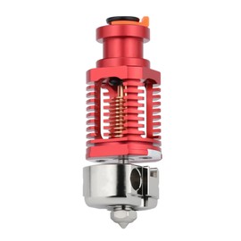 Red Lizard K1 Hotend Plated Copper Heat Block Nozzle 3D Printer Accessary for VORON 0.1/1.8/2.4 Series and Compatible with 3D Printer Models ENDER3/ENDER3 V2/ENDER3 PRO/ENDER5/PRUSA I3 MAK3S/CR10/CR10S