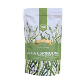 TGB SUPERFOODS | Alga Espirulina en Polvo | 100% Puro | Superalimento Natural, Vegano, Eco Friendly, Sin azucar y Gluten Free | Fuente de Proteínas, Vitaminas y Minerales | Alta en nutrientes y efecto saciante | Contenido 250 g