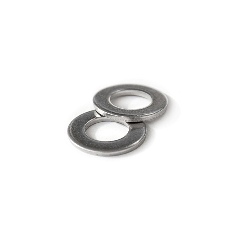 MonsterBolts - M16 Flat Washer, DIN 125A, Stainless Steel, 10