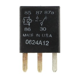 15480091 12VDC 5Pins 35A 1 Form C Quick Connect Automotive Relays SPDT with Resistor Compatible with G8V-RH-1C7T-R-DC12 15328867 ACV12212 13500128 13502750 56049018AB