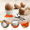 IKOPFLN Pack of 6 Egg Cups Egg Cups Funny Egg