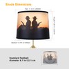 Rustic Lamp Shades Set of 2 for Farmhouse Decorative, Cowboy