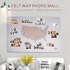 HOUHUANG Photo Wall American Map Travel Check-in Marker Decorative Wall