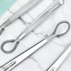 2 Pcs Magic Flat Manual Hand Whisk Stainless Steel Egg
