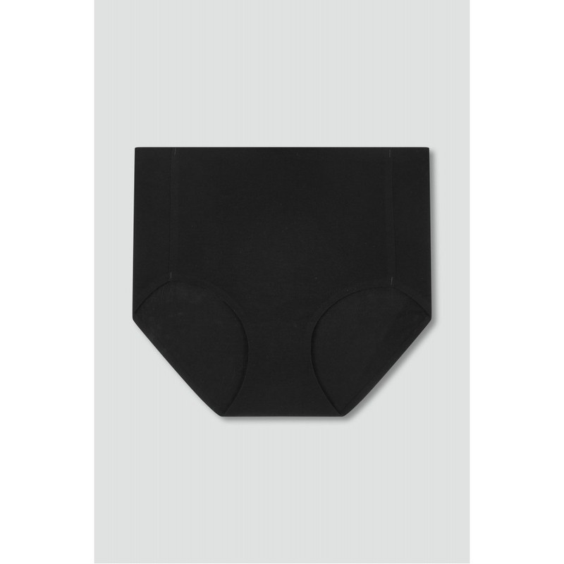 JAJU [JAJU] Women's Perfect 120s Modal No-Line High-Rise Panty_Black