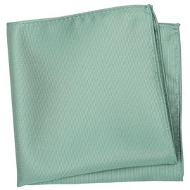 ZENXUS Solid Pocket Square for Men, 24 Eucalyptus, Adult