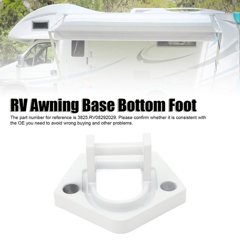 RV Awning Bottom Bracket Foot 3825.RV08292029 Aluminium Billet Awning Hardware