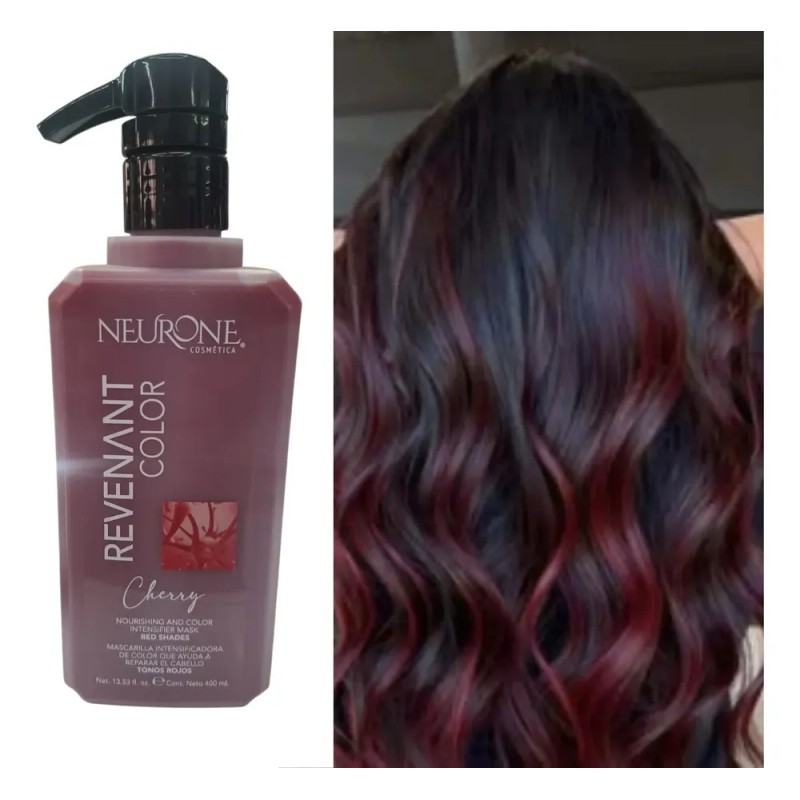 Mascarilla Revenant Cherry Para Cabello Rojo 400 Ml