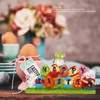 Easter Eggs Bunny Ornament Waterproof Resin Eggs Bunny Centerpiece Adorable