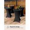 Gräfenstayn® Diana High Table Cover Various Colours and Sizes for
